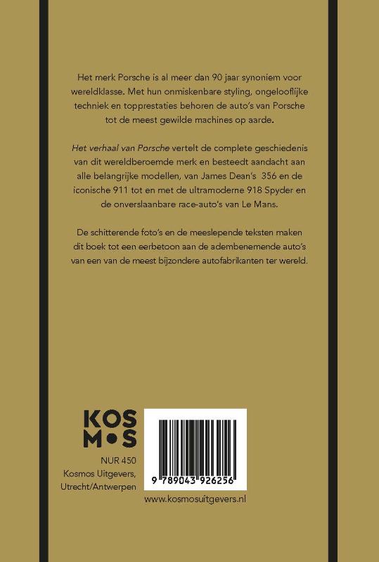 Achterkant van Het verhaal van Porsche