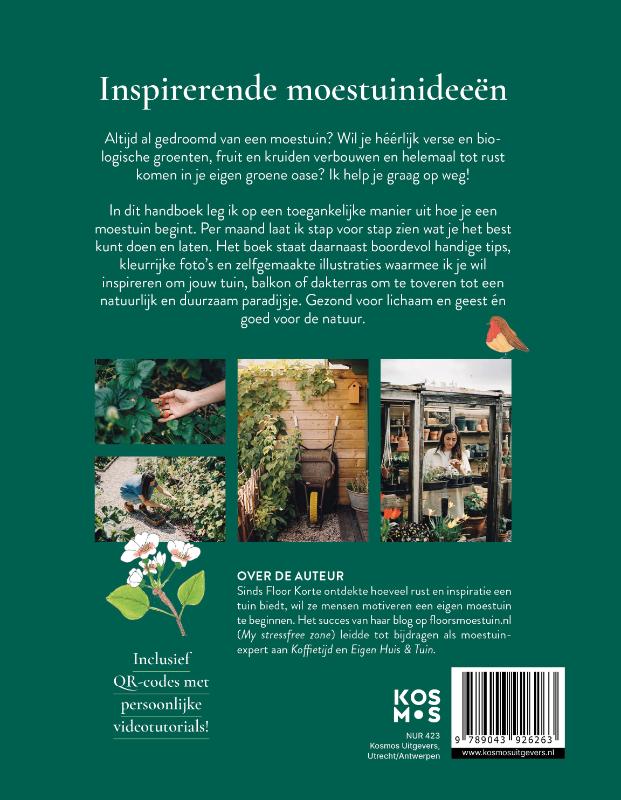 Achterkant van Floors moestuin