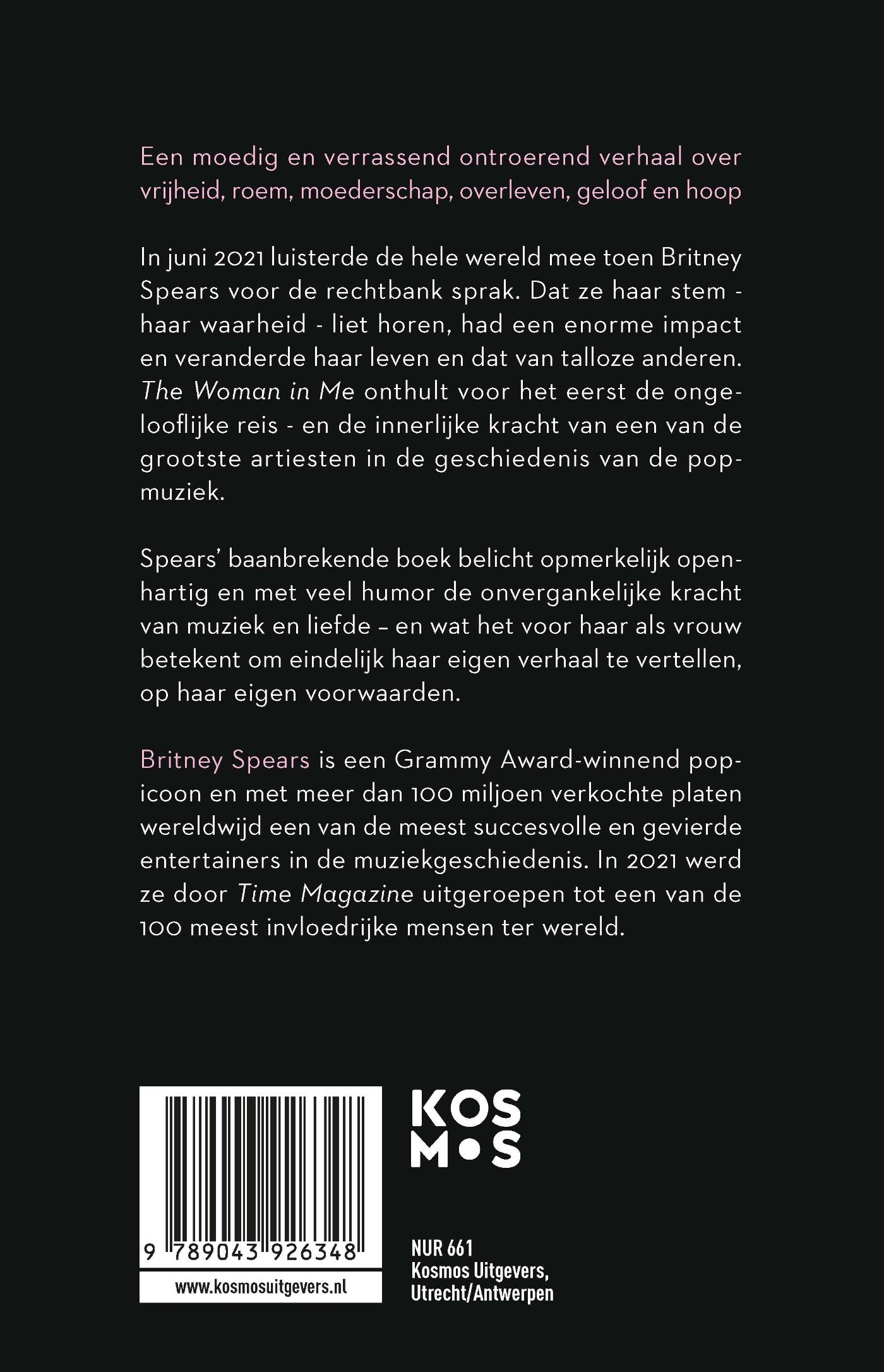 Achterkant van The Woman in Me