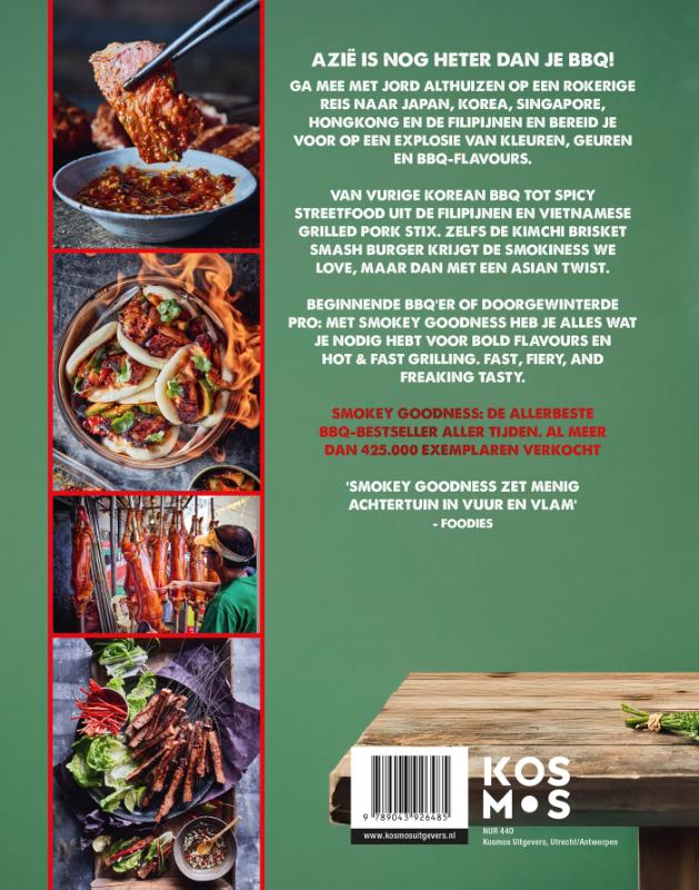 Achterkant van Smokey Goodness - Asian BBQ Flames & Flavours