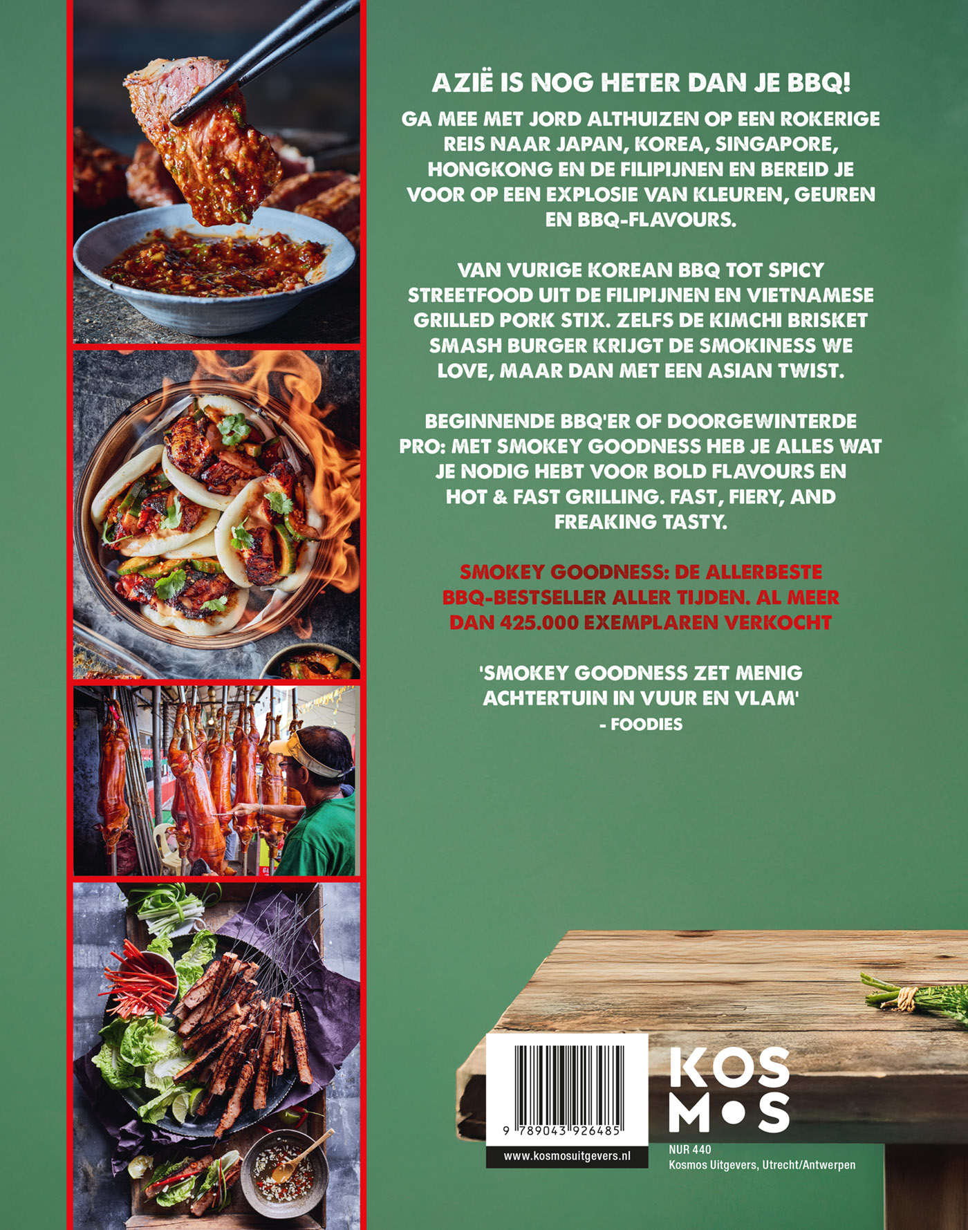 Achterkant van Smokey Goodness - Asian BBQ Flames & Flavours