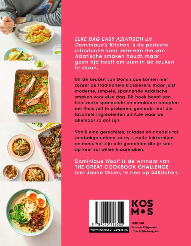 Achterkant van Elke dag easy Aziatisch