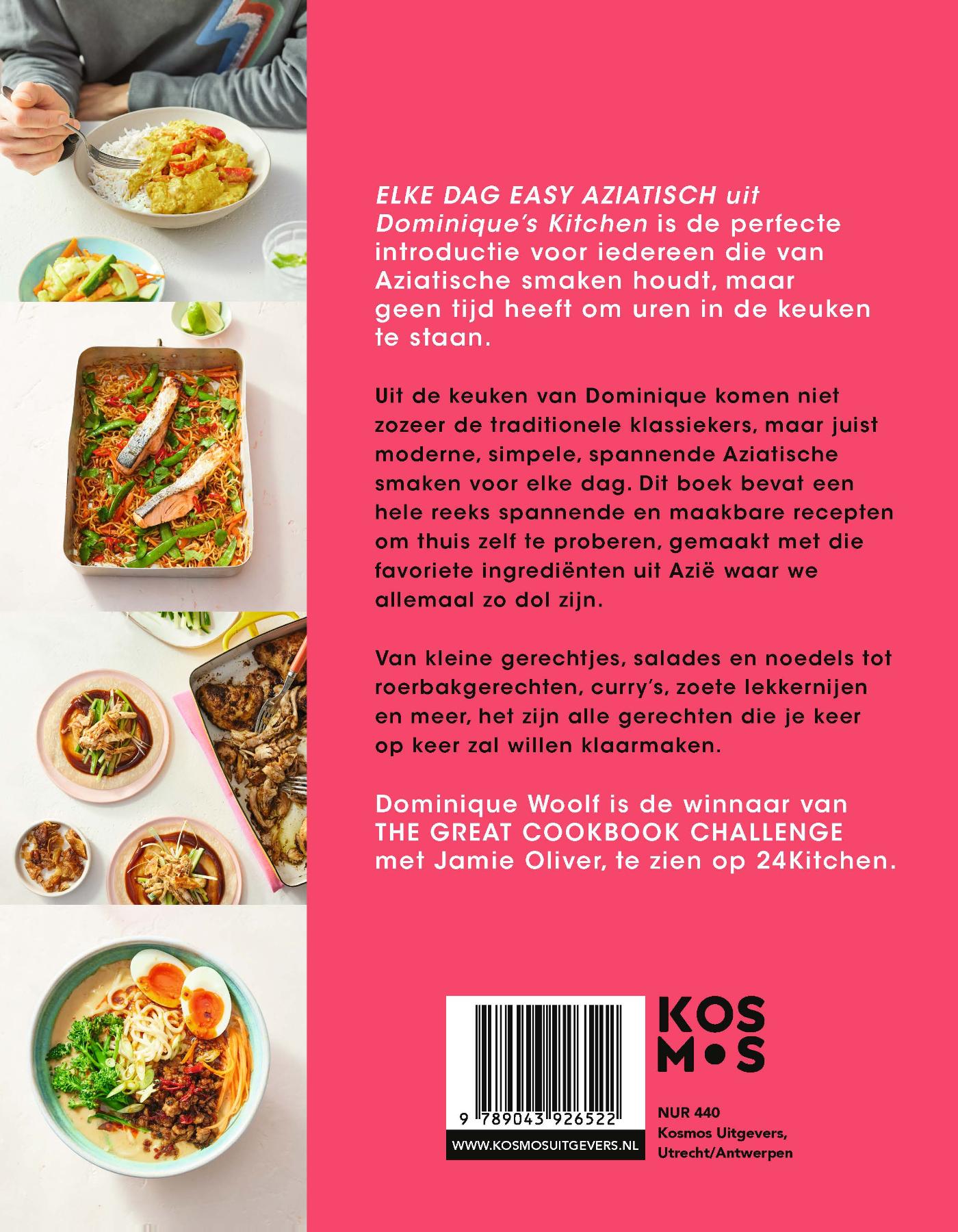 Achterkant van Elke dag easy Aziatisch