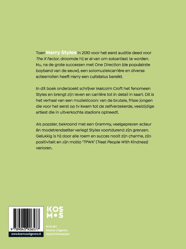 Achterkant van Harry Styles