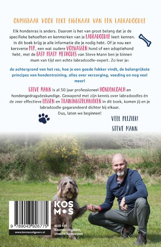 Achterkant van Easy Peasy Labradoodle