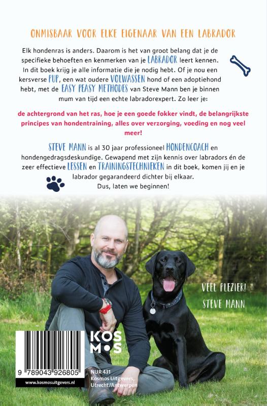 Achterkant van Easy Peasy Labrador