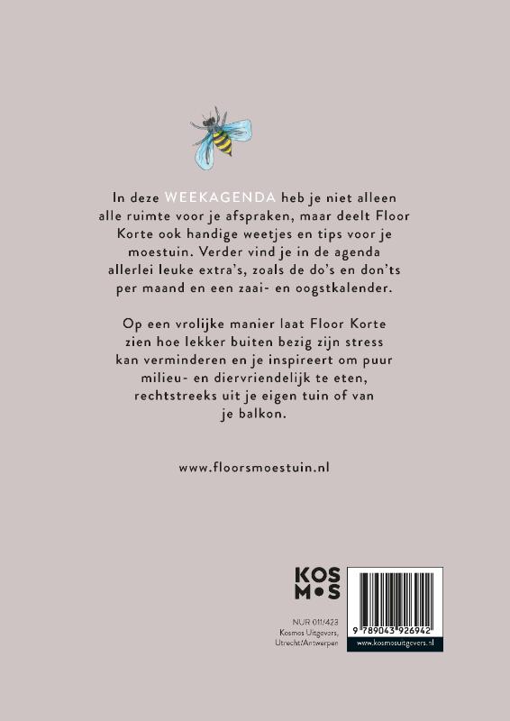 Achterkant van Moestuin Agenda 2024