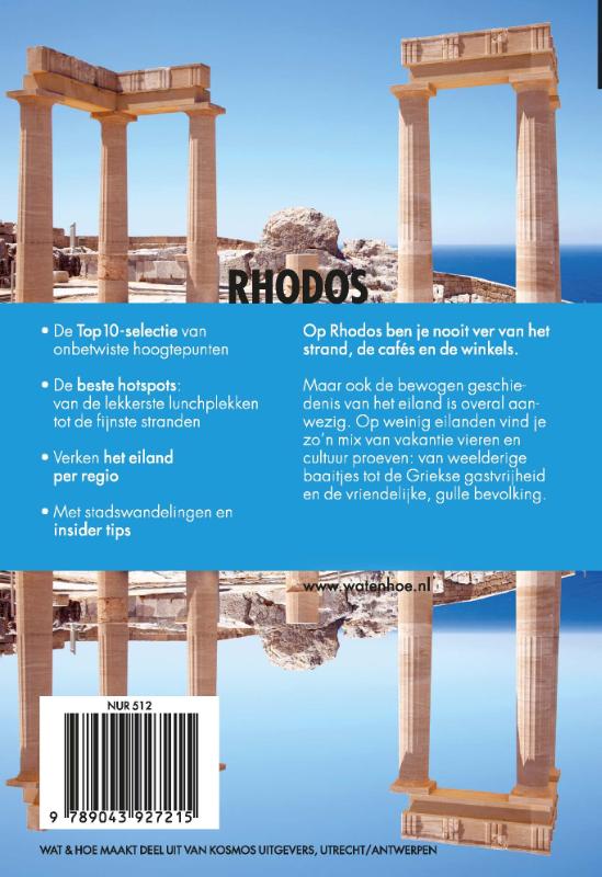 Achterkant van Rhodos