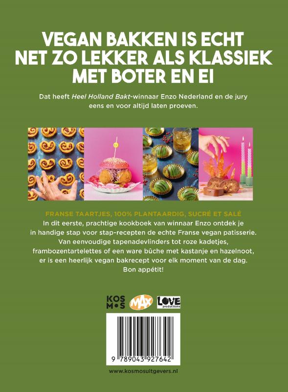 Achterkant van Heel Holland bakt vegan