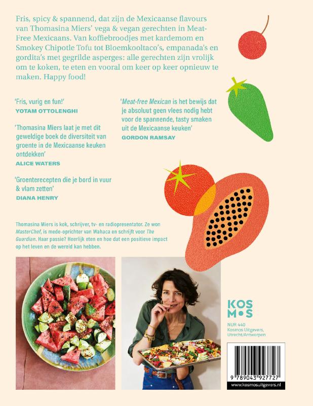 Achterkant van Meat-Free Mexicaans