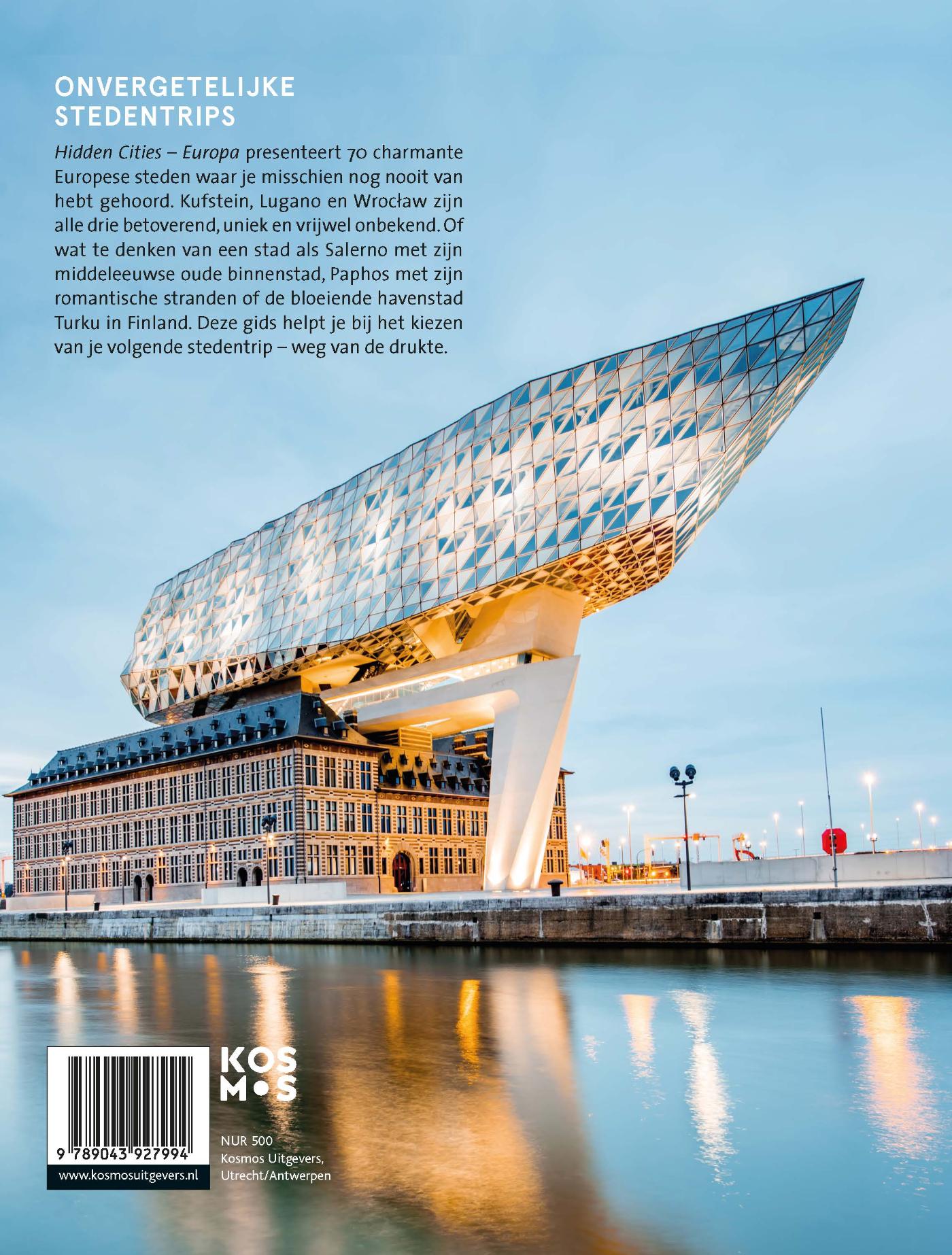 Achterkant van Hidden Cities - Europa