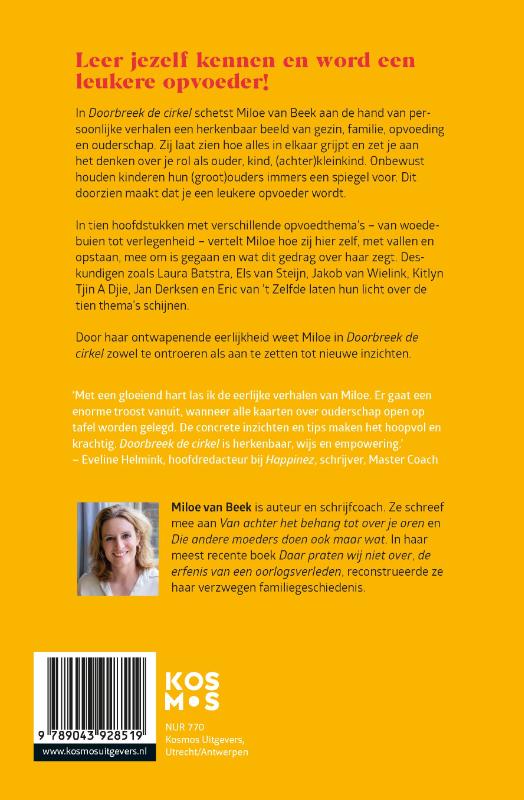 Achterkant van Doorbreek de cirkel
