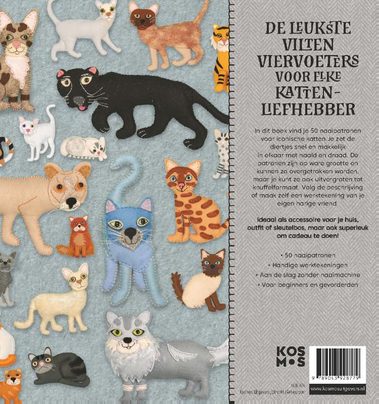 Achterkant van 50 lapjeskatten