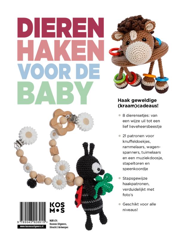Achterkant van Dieren haken voor de baby