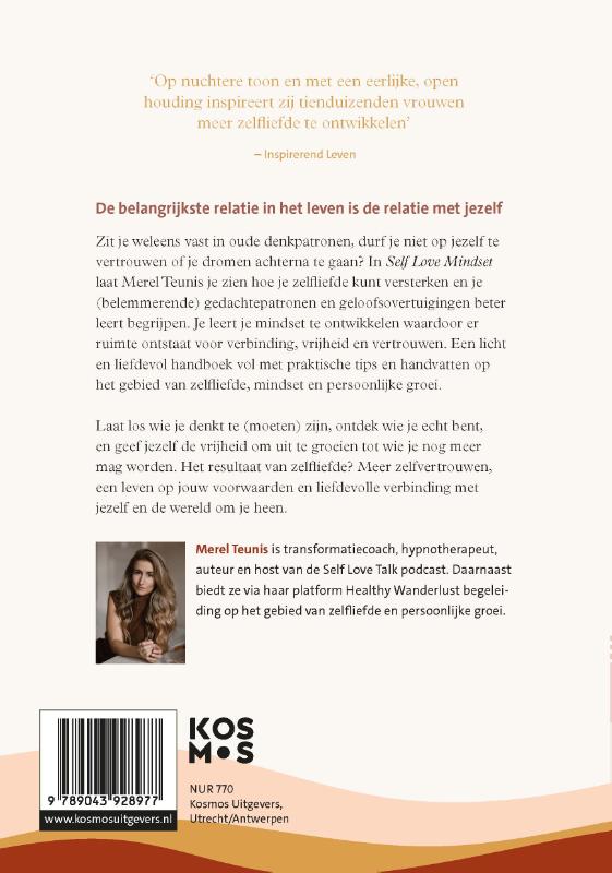 Achterkant van Self Love Mindset
