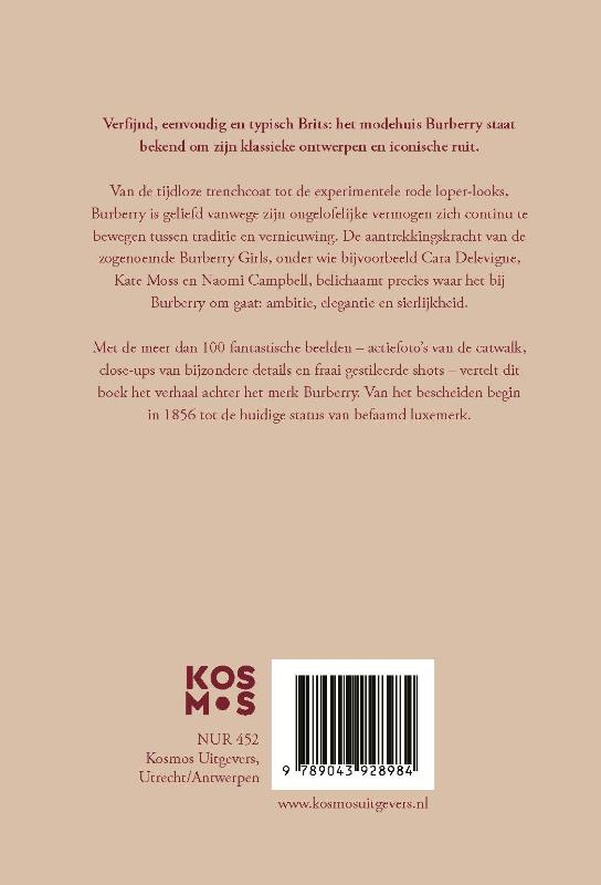Achterkant van Little Book of Burberry