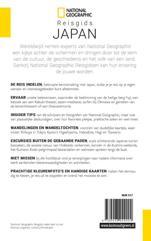 Achterkant van Japan