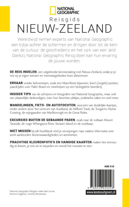 Achterkant van Nieuw-Zeeland