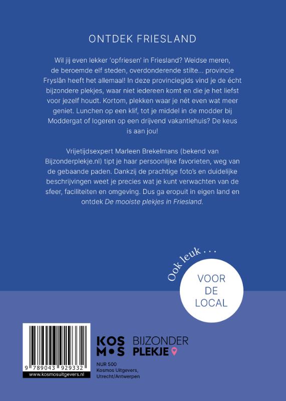 Achterkant van De mooiste plekjes in Friesland