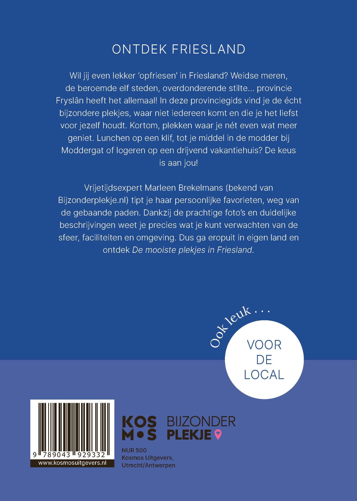 Achterkant van De mooiste plekjes in Friesland