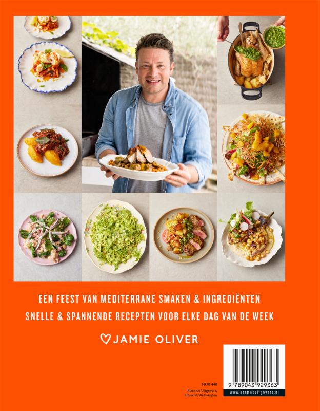Achterkant van 5 Ingrediënten Mediterraan