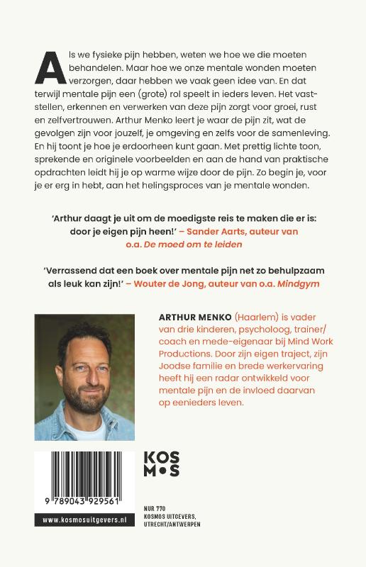 Achterkant van Door de pijn