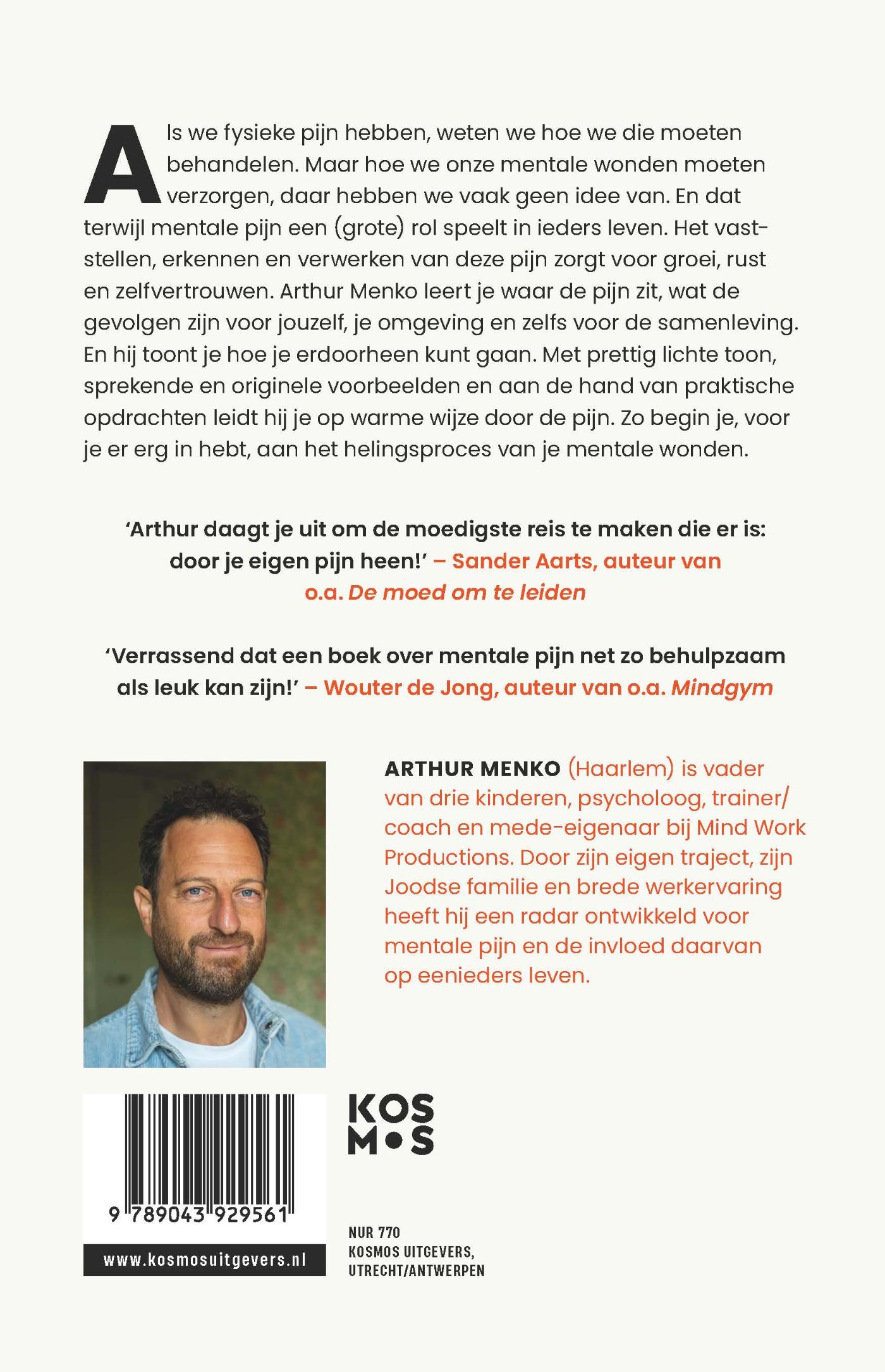 Achterkant van Door de pijn