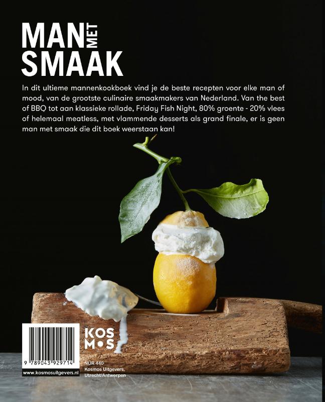 Achterkant van Man met smaak