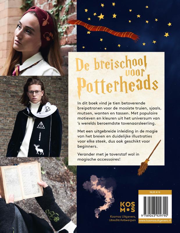 Achterkant van De breischool voor Potterheads
