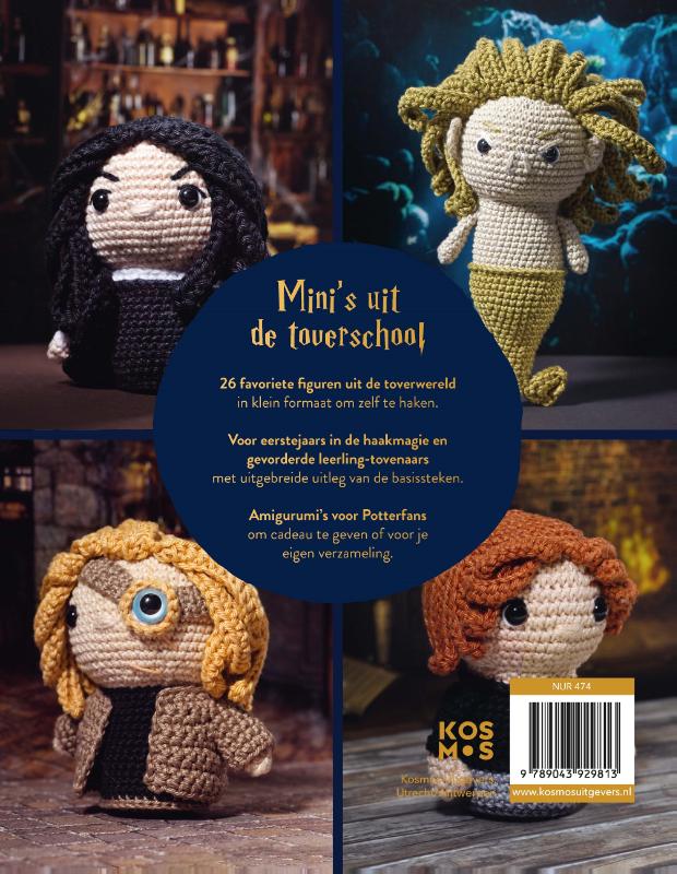 Achterkant van De haakschool voor Potterheads mini's