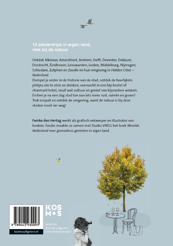 Achterkant van Hidden Cities - Nederland