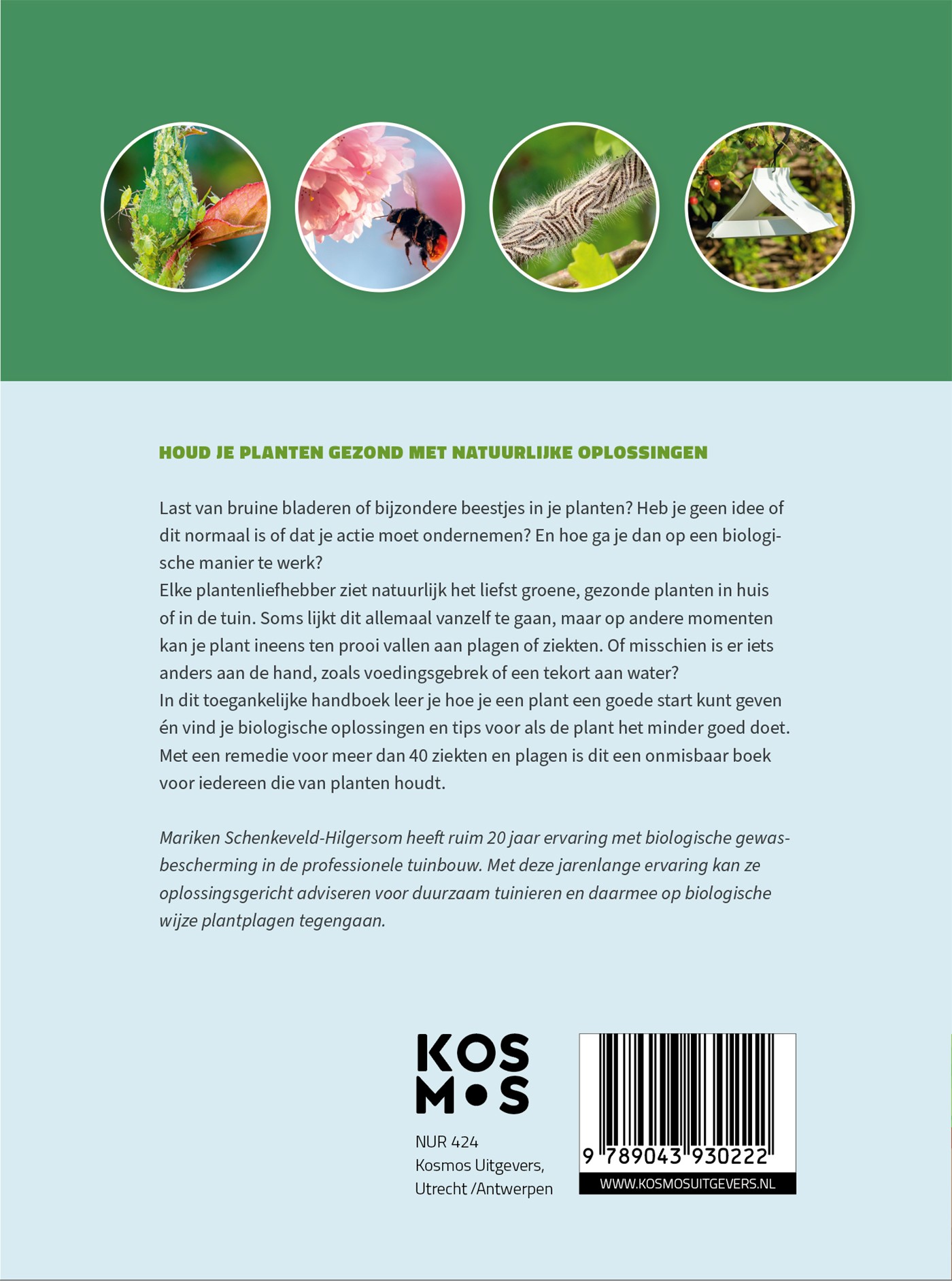Achterkant van Handboek voor gezonde planten