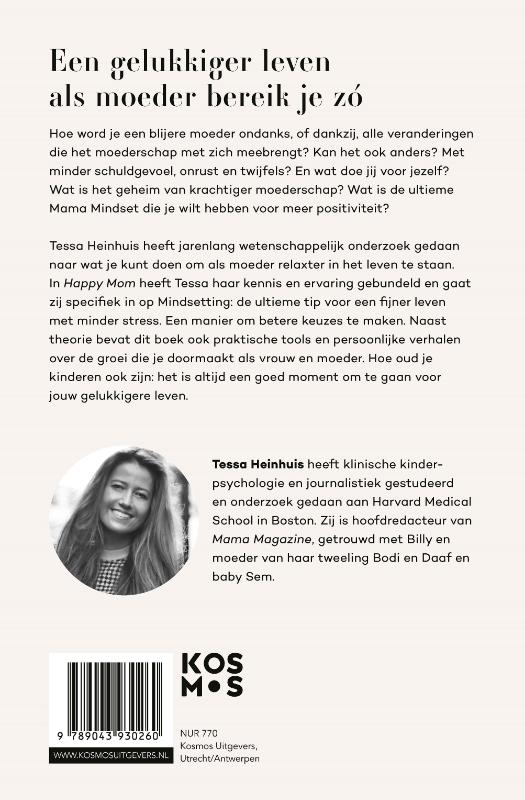 Achterkant van Happy Mom