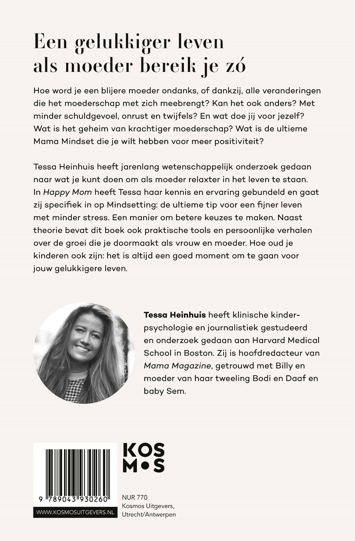 Achterkant van Happy Mom