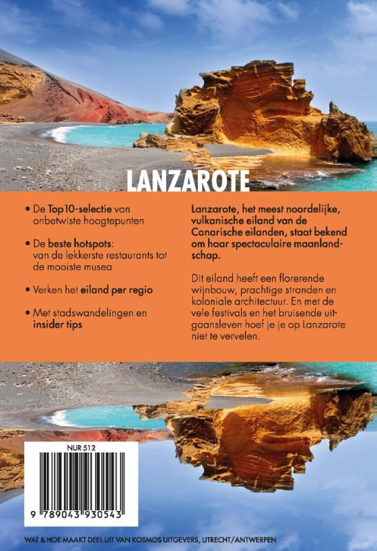 Achterkant van Lanzarote