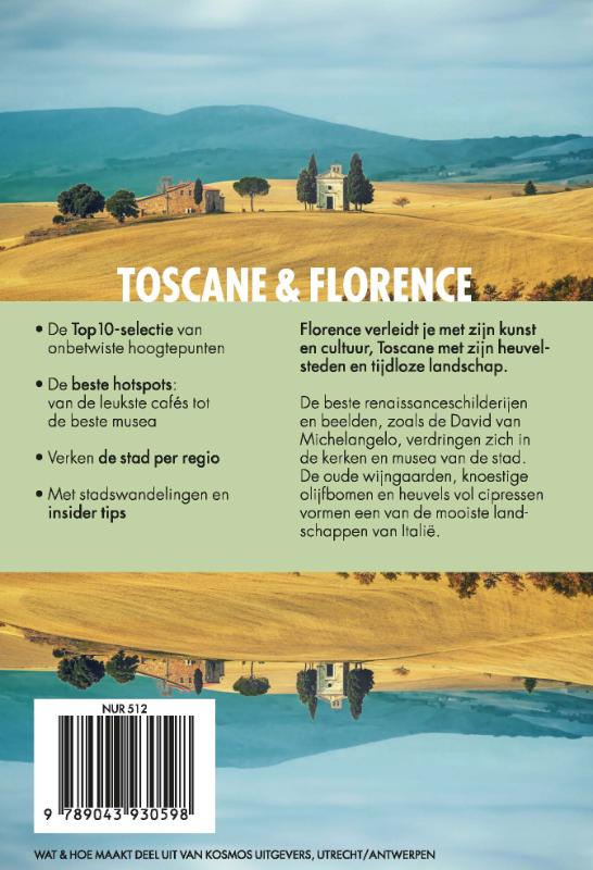 Achterkant van Toscane & Florence