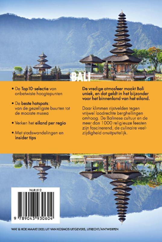 Achterkant van Bali