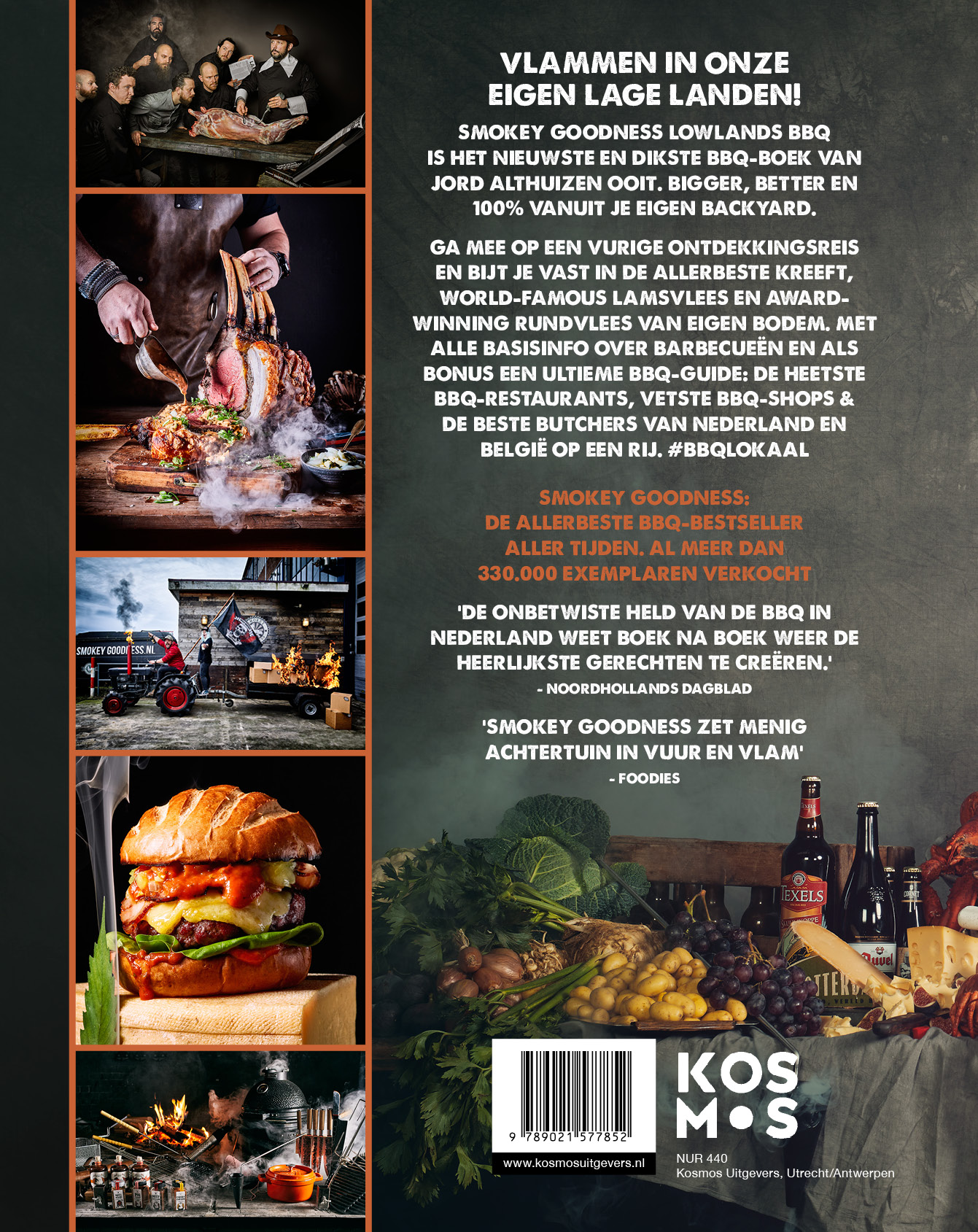 Achterkant van Smokey Goodness Lowlands BBQ