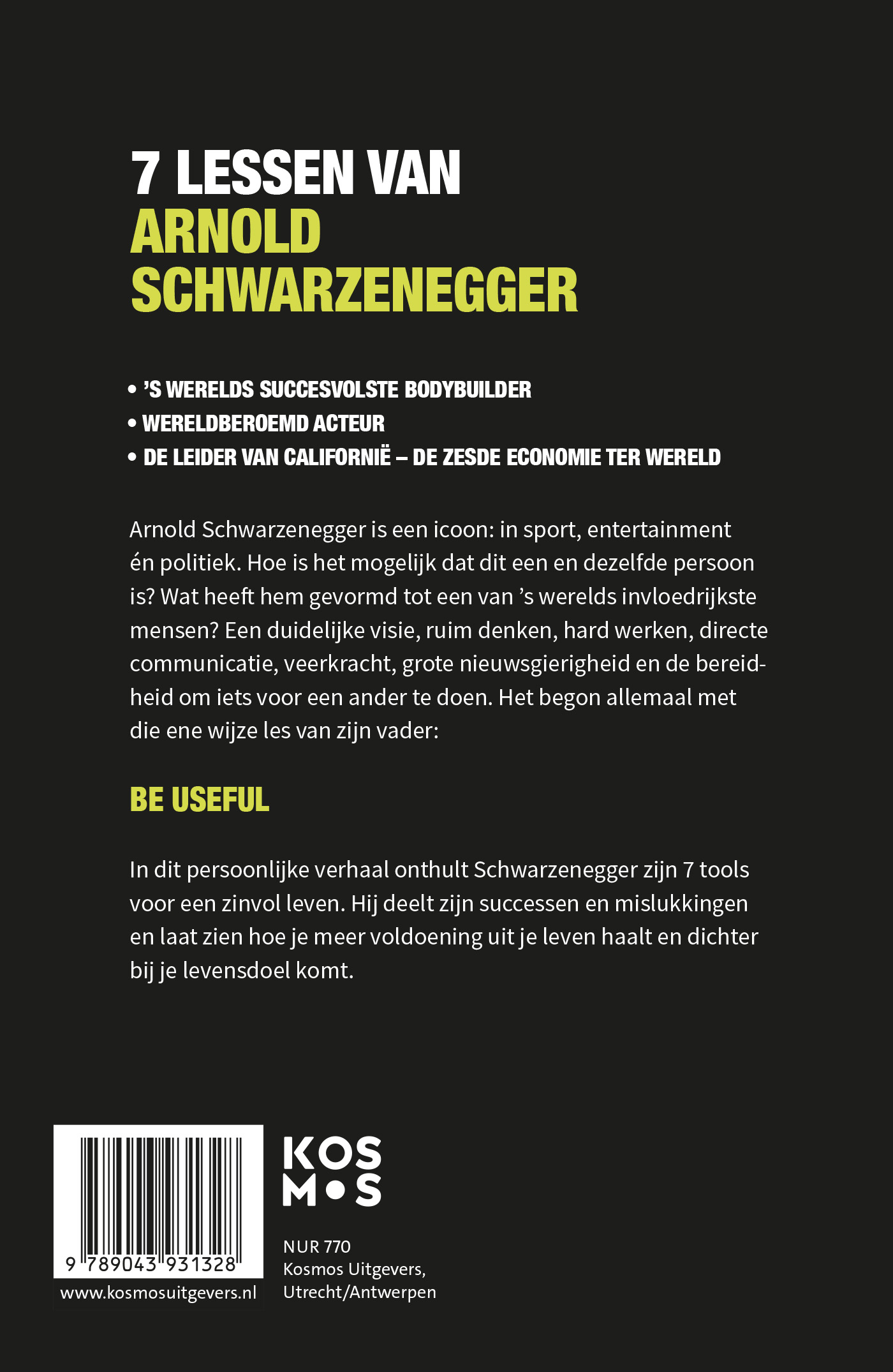 Achterkant van Be Useful