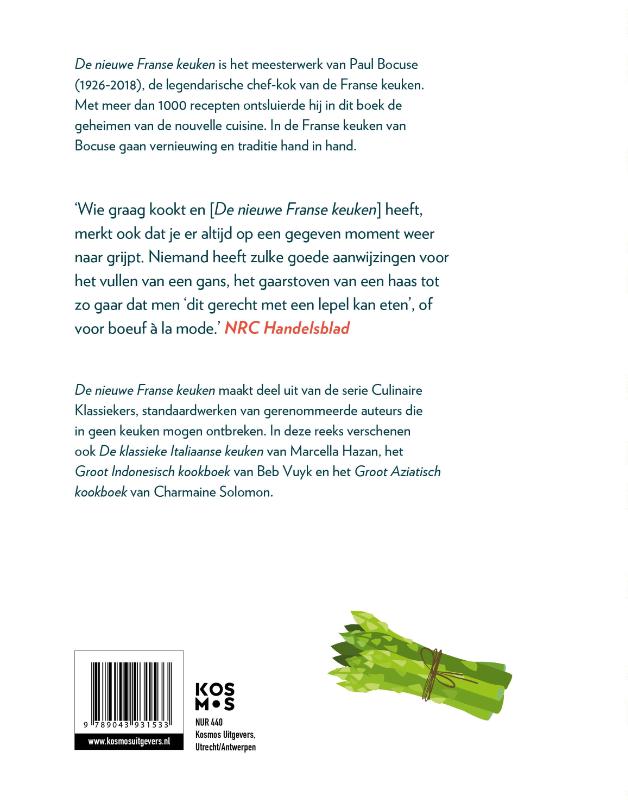 Achterkant van De nieuwe Franse keuken
