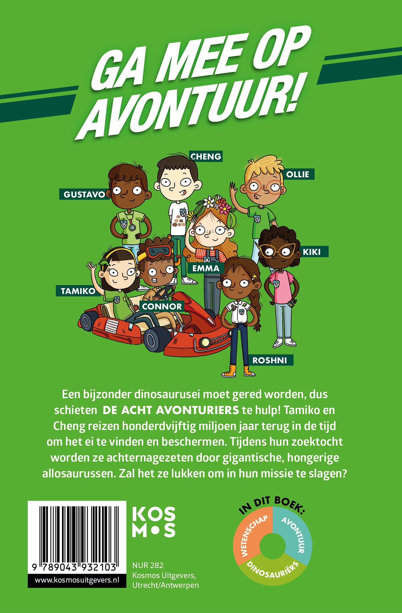 Achterkant van De dinosaurus redding