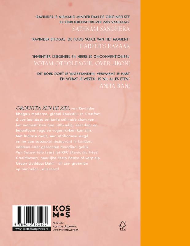 Achterkant van Comfort & Joy