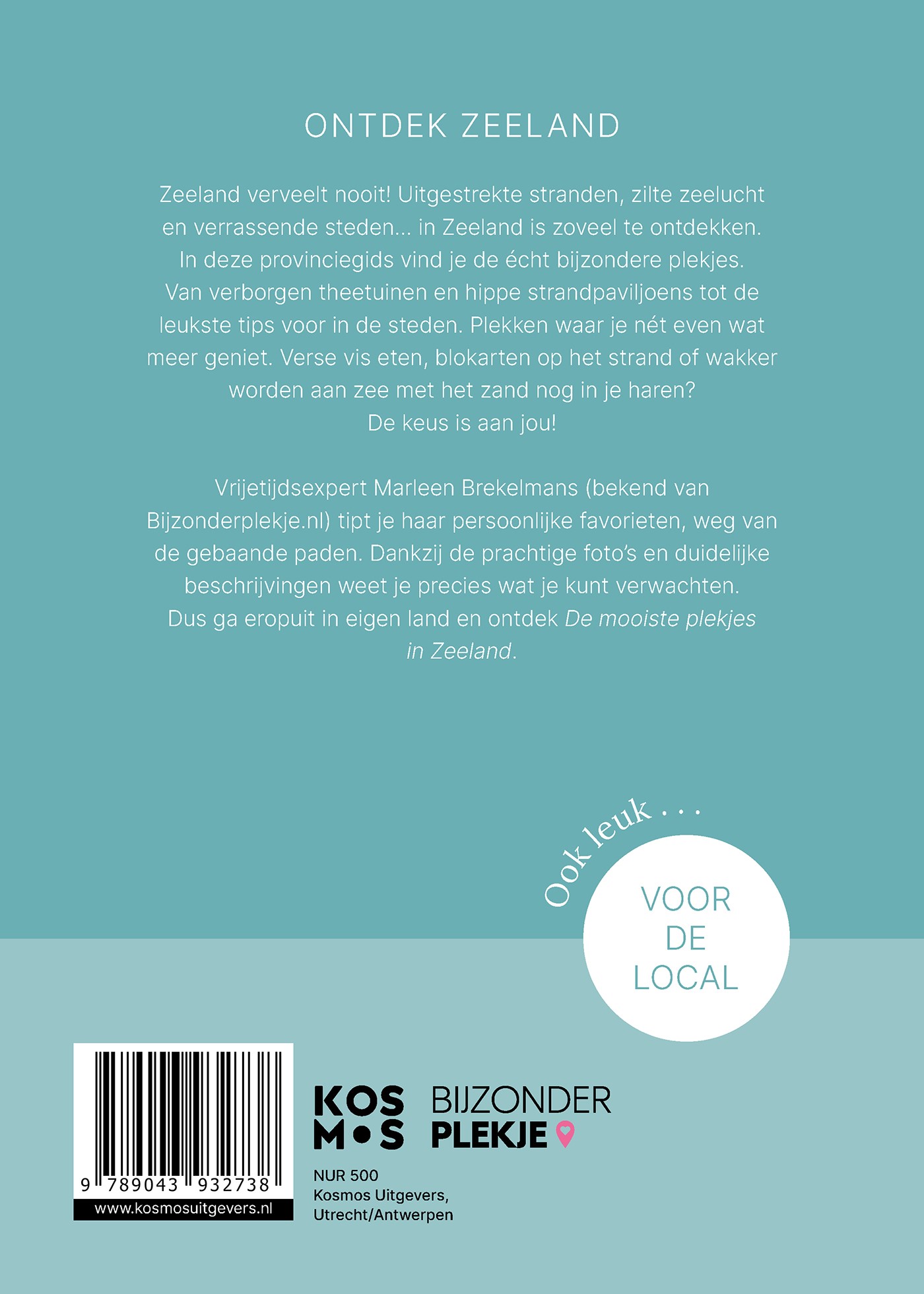 Achterkant van De mooiste plekjes in Zeeland