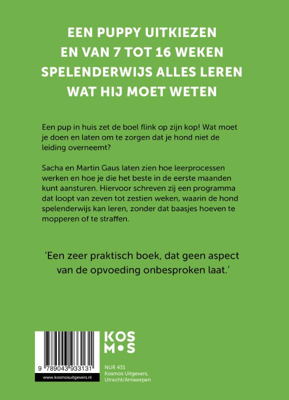 Achterkant van Puppymanieren