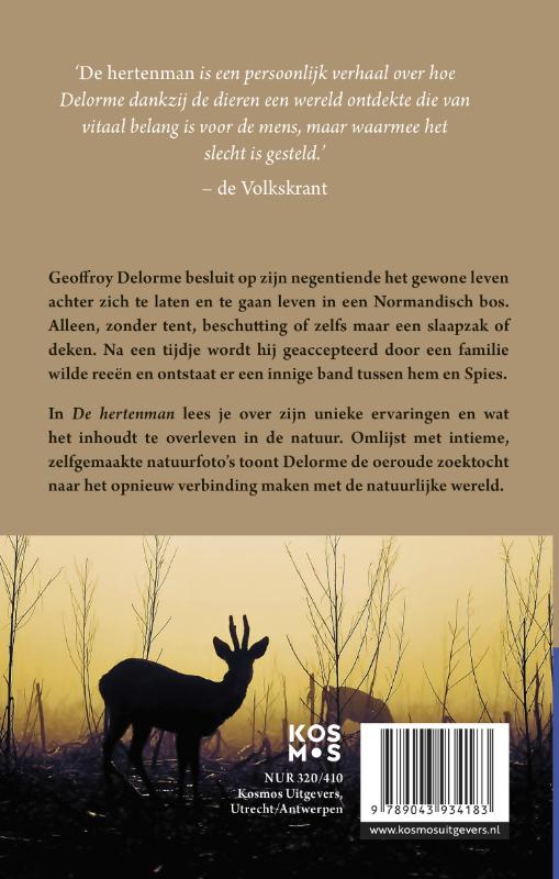 Achterkant van De hertenman