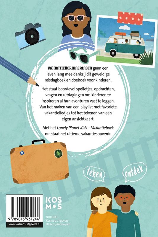 Achterkant van Lonely Planet Kids Vakantieboek