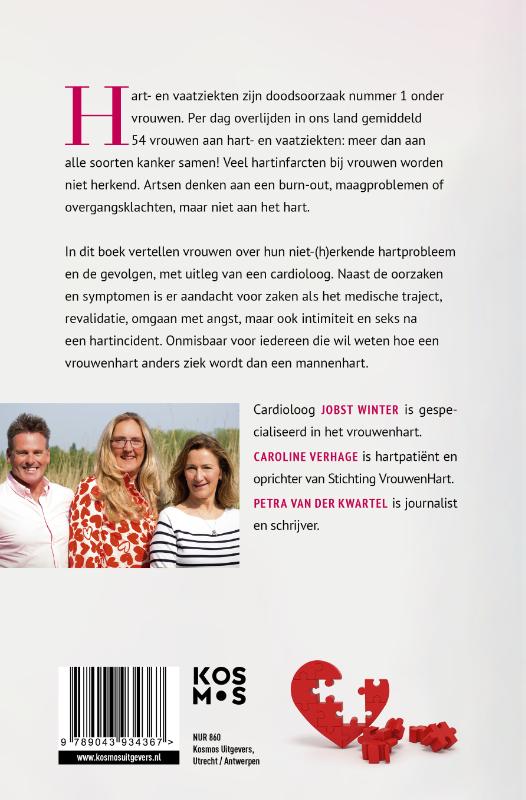 Achterkant van Ook vrouwen krijgen een hartinfarct