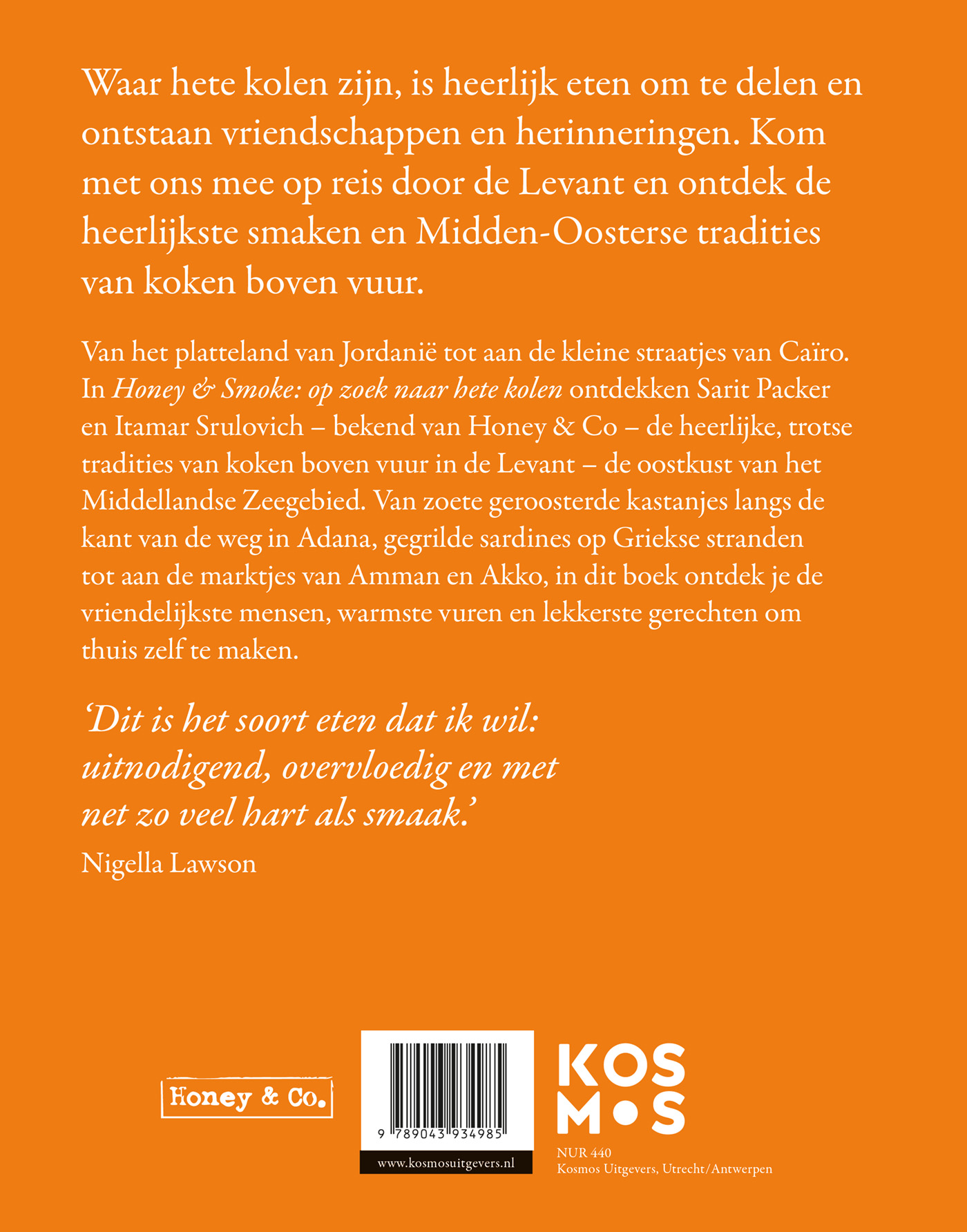 Achterkant van Op zoek naar hete kolen