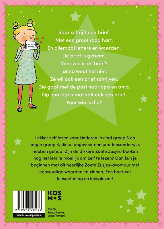 Achterkant van Lekker lezen met de Zoete Zusjes 2
