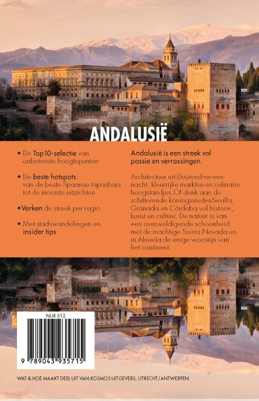 Achterkant van Andalusië